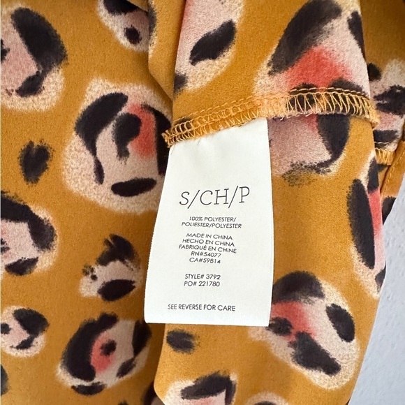 Cabi Prowl Leopard Print Blouse Size‎ Small - Picture 4 of 5